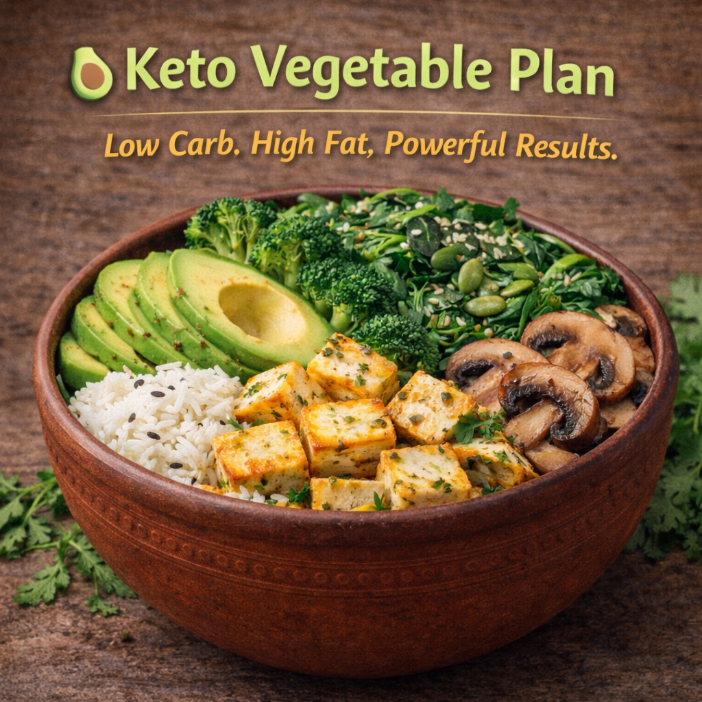 🥑 keto vegetable plan