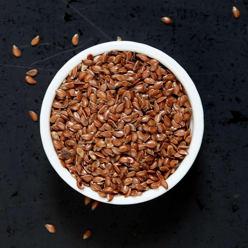 roasted flax seeds (avise ginjalu)