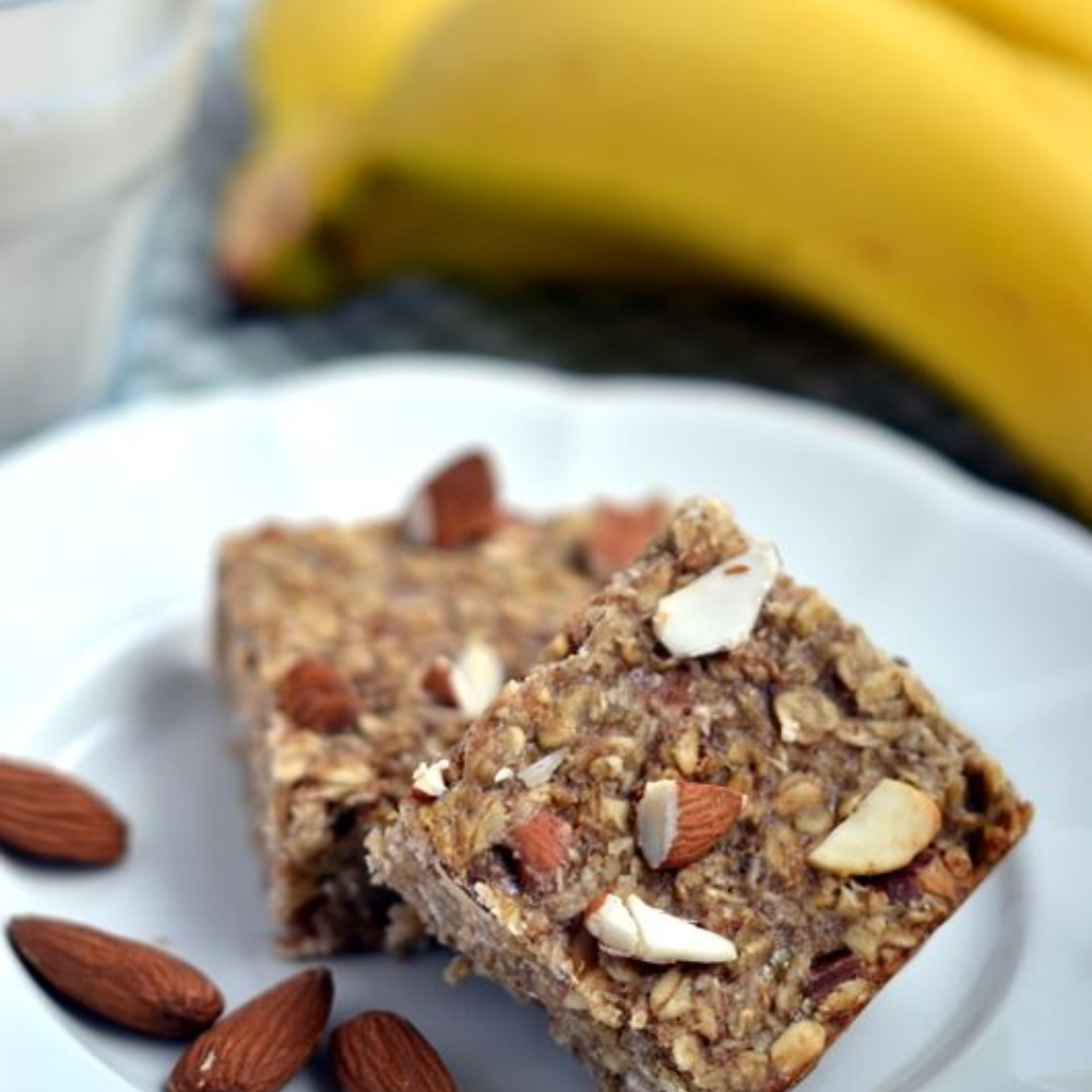 banana & almond bar