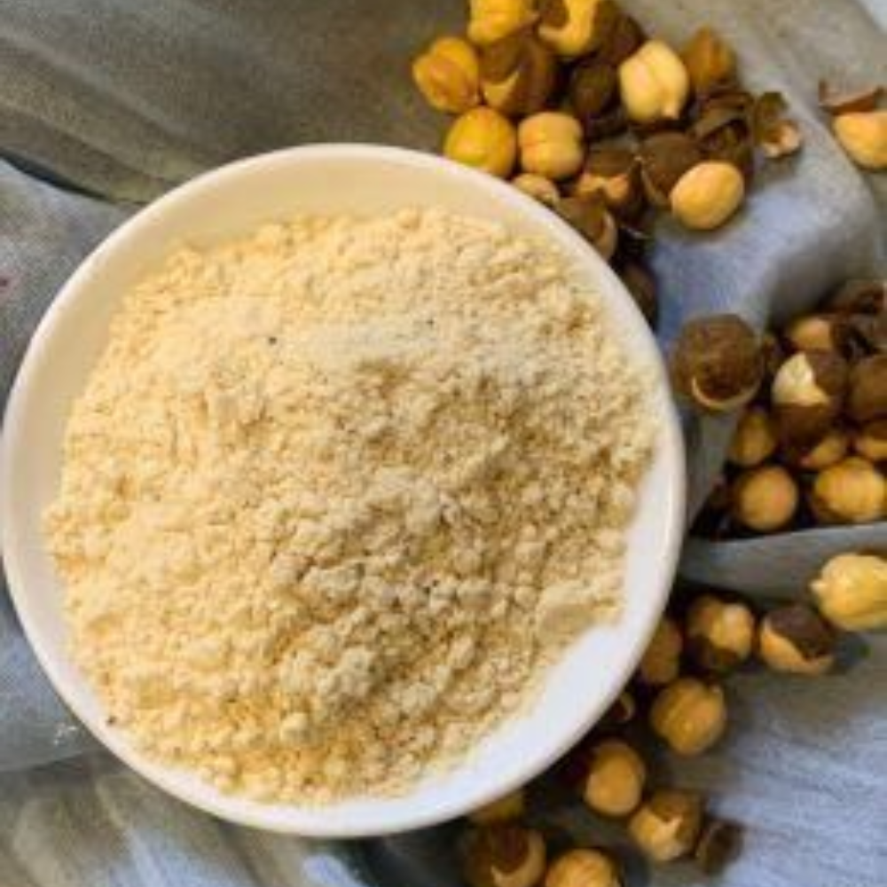 roasted chana karam podi ( putnala karam powder )