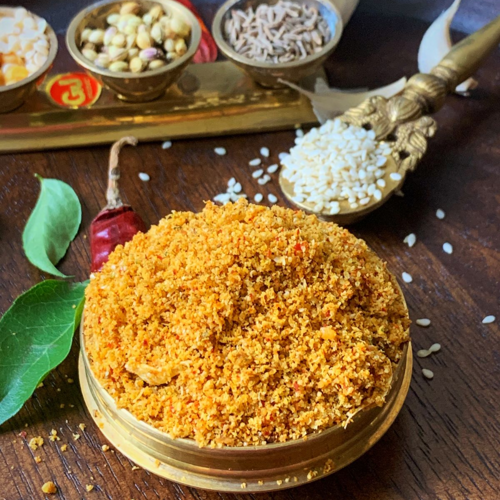 sesame seed karam podi (nuvvula podi)