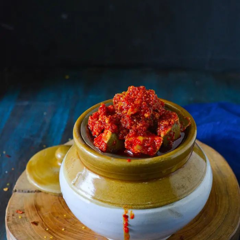authentic andhra mango pickle avakaya