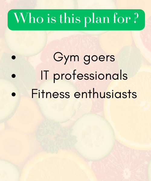 high protein vegetarian plan