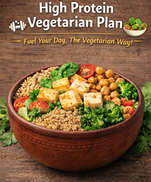 high protein vegetarian plan