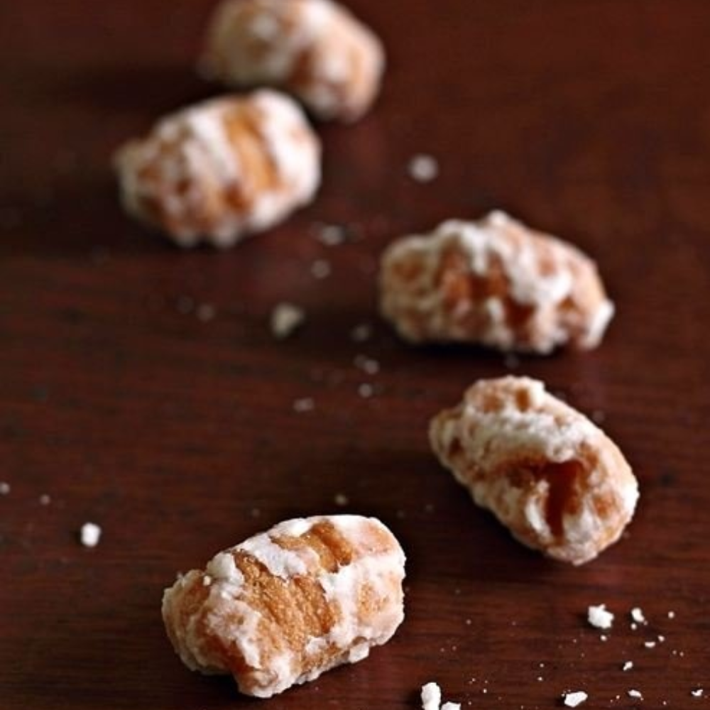 sugar gavvalu (sweet shell bites)