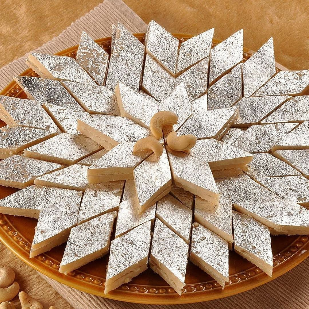 kaju katli (cashew burfi)