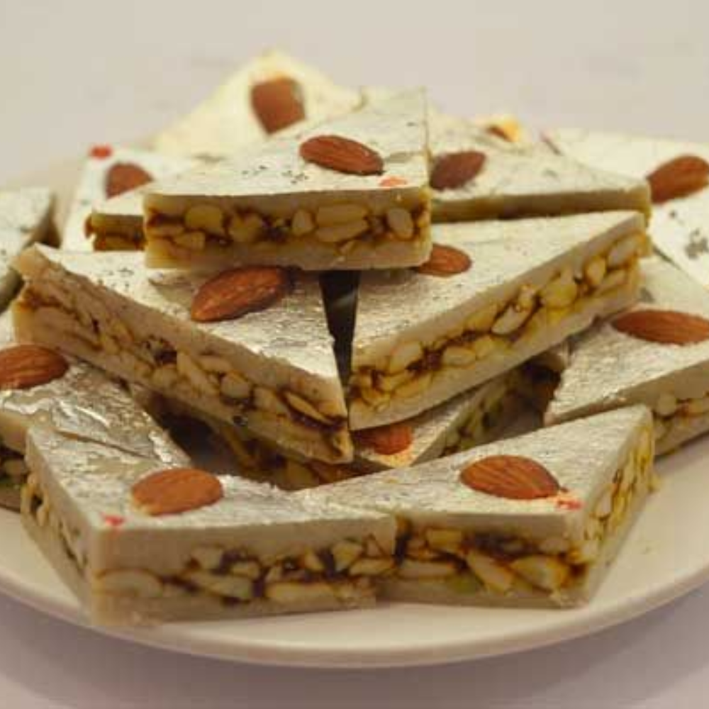 kaju dryfruit sandwich sweet